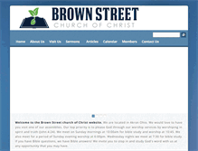 Tablet Screenshot of brownstreetcoc.org